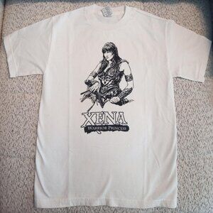 XENA Warrior Princess, custom print tshirt, white, size Small, brand new